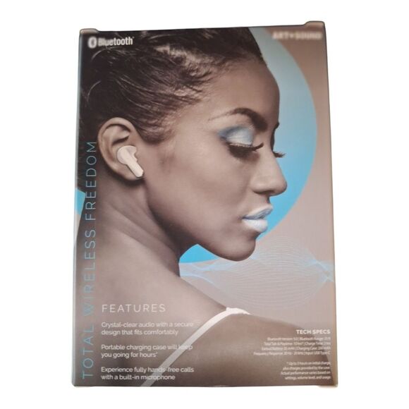 New Art+Sound True Wireless Pro Earbuds with Charging Case - Picture 3 of 7